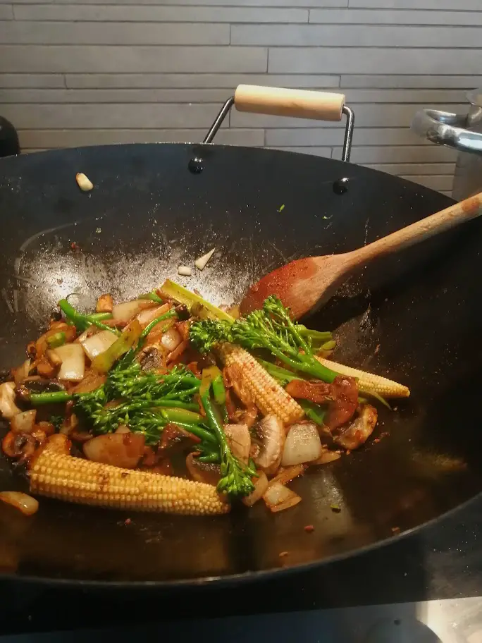 La technique des légumes sautés